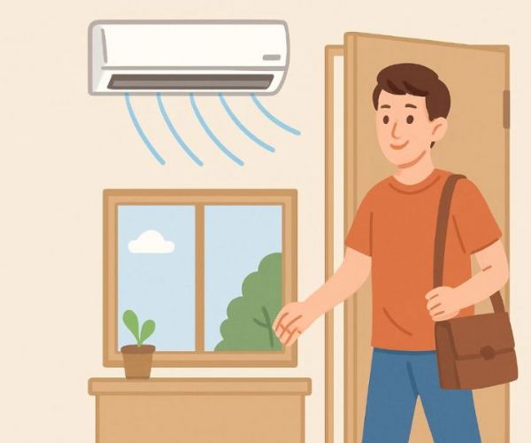 短暫外出不必急著關冷氣，維持恆溫更省電